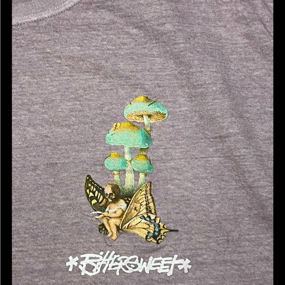 Bittersweet 2XL Graphic Tee Fairy Mushroom Purple - Picture 3 of 8